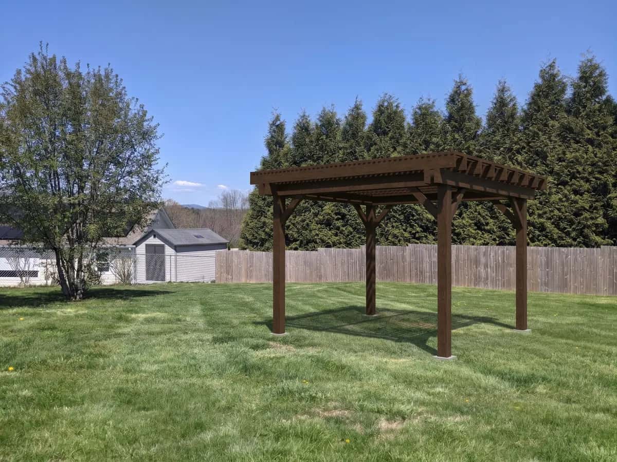 Shade-slat pergola (representative image)